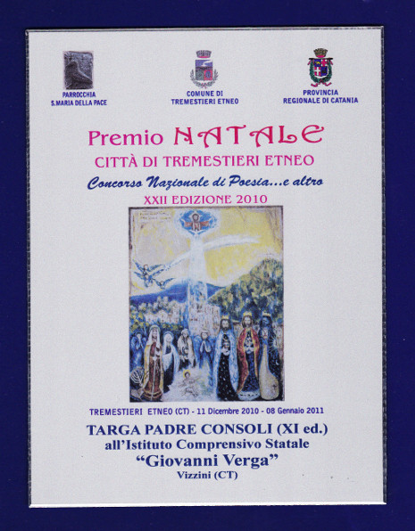 premio concorso poesia 2010